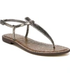 Sam Edelman Gigi Sandal In Pewter Print