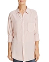 7 FOR ALL MANKIND STRIPED HIGH/LOW SHIRT,AN1092F37