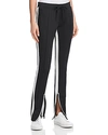 PAM & GELA ZIP-HEM CIGARETTE TRACK PANTS,NT4699