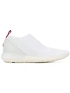 Moncler Giroflee Sock Sneakers In White