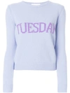 ALBERTA FERRETTI ALBERTA FERRETTI TUESDAY SWEATER - BLUE,J0942010512681903