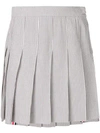 THOM BROWNE asymmetric pleated striped skirt,FGC402A0057212667422