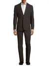 KENNETH COLE Slim-Fit Solid Wool-Blend Stretch Suit,0400094390602