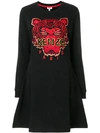 KENZO Tiger sweatshirt dress,F852RO8344X712686015