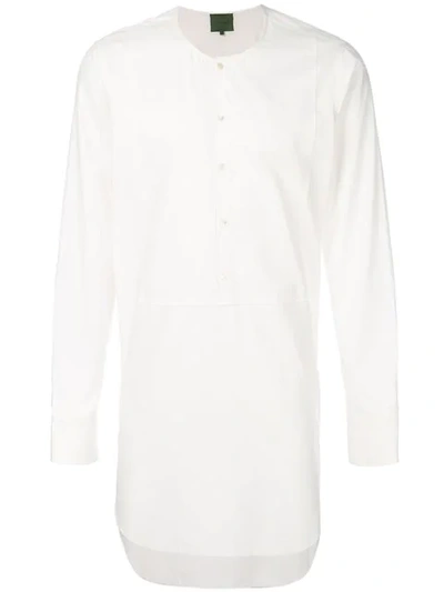 Amen Long-cut Shirt In White