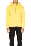 SAINT LAURENT SAINT LAURENT HOODED SWEATSHIRT IN YELLOW,504361 Y2TC2