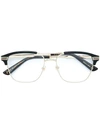 Gucci Wayfarer Framed Glasses In Black