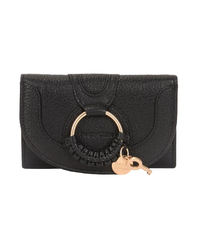 See By Chloé Hana Complete Medium Wallet Woman Wallet Black Size - Goat Skin