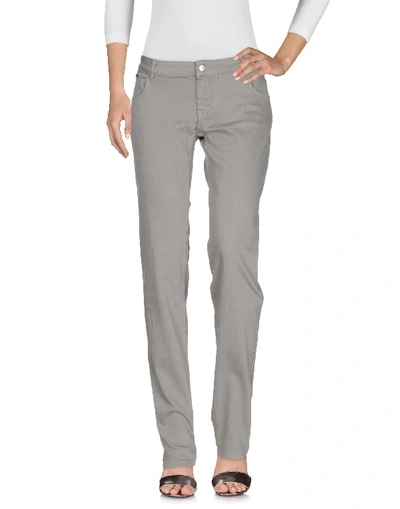 Calvin Klein Collection Denim Trousers In Grey