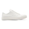 Alexander Mcqueen Leather Lace-up Low Top Sneakers In White
