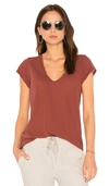 JAMES PERSE HIGH GAUGE DEEP V TEE,WEK3182