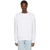 OFF-WHITE White Basic 'Off' Crewneck Sweatshirt,OMBA003S180030080100