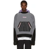 OFF-WHITE OFF-WHITE GREY MESH POCKET ANORAK JACKET,OMEA117S188280080600