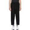 Y-3 Y-3 BLACK TWILL SAROUEL TROUSERS,CY6942