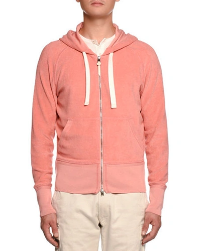 Tom Ford Terry Cloth Zip-front Hoodie