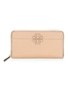 TORY BURCH McGraw Zip Leather Continental Wallet