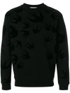 MCQ BY ALEXANDER MCQUEEN SWALLOW PRINT SWEATSHIRT,RIT5634819012683958