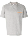 tri-stripe pocket tee