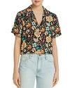 FRAME MINI FLORAL SHORT SLEEVE SHIRT,LWSH0589