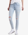 LEVI'S 721 HIGH-RISE RIPPED SKINNY JEANS