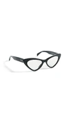 MOSCHINO POINTED CAT EYE GLASSES