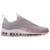 NIKE WOMEN'S AIR MAX 97 ULTRA LUX CASUAL SHOES, PINK/GREY,2339737