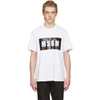 Msgm Logo Print T-shirt In White