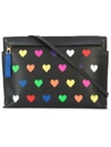 LOEWE hearts t-pouch clutch,102.32.R77