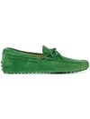 Tod's Gommino Driving Shoes In Green