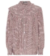 ALEXA CHUNG STRIPED COTTON SHIRT,P00286041