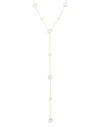 SAKS FIFTH AVENUE Mother-Of-Pearl & Quartz Yellow Gold Lariat Necklace,0400097320756