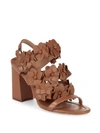 TORY BURCH BLOSSOM LEATHER SANDALS,0400095905535