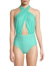 6 SHORE ROAD Cabana One-Piece Swimsuit,0400097099062