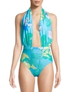 6 SHORE ROAD Cabana One-Piece Swimsuit,0400097099062