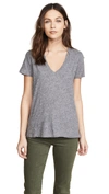 MADEWELL Whisper Cotton V Neck Pocket Tee