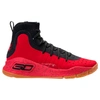 Under Armour Men's Curry 4 Basketball Shoes, Red In Red