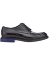 FENDI contrast heel lace-up shoes,7L1049OCR12639920