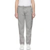 BURBERRY BURBERRY GREY NICKFORD EMBROIDERED LOUNGE PANTS,4070478