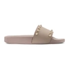 VALENTINO GARAVANI VALENTINO PINK VALENTINO GARAVANI ROCKSTUD SLIDES,PW2S0076PVS