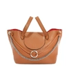 MELI MELO MELI MELO LINKED THELA MEDIUM TAN BAG FOR WOMEN,THL02-02