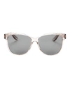 SAINT LAURENT Clear Acetate Sunglasses,SLM23/K