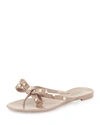 VALENTINO GARAVANI ROCKSTUD PVC FLAT THONG SANDALS,PROD151220039