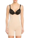 Spanx Thinstincts® Open Bust Mid Thigh Bodysuit In Soft Nude