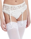 SIMONE PERELE WISH LACE SUSPENDERS GARTER BELT,PROD135010156