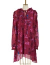 BALENCIAGA SHORT-SLEEVED SHORT DRESS,503984 TYA21 5510