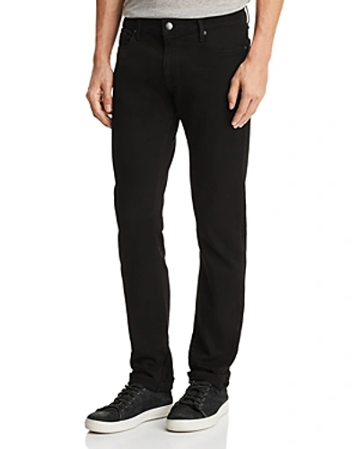 Frame Lhomme Slim Mid-rise Jeans In Black