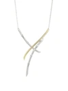 JOHN HARDY WOMEN'S BAMBOO 18K YELLOW GOLD & SILVER NECKLACE,0400097149473