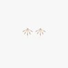 PAMELA LOVE PAMELA LOVE GOLD DIAMOND FIVE SPIKE EARRINGS,FPLFSEY11012491450