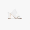 NICHOLAS KIRKWOOD NICHOLAS KIRKWOOD WHITE NINI 90 LEATHER SANDALS,909A37MI53W0212513841