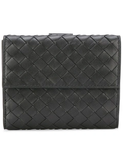 Bottega Veneta Woven Wallet - 黑色 In Black